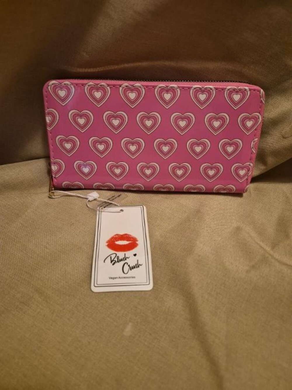 Pink Hearts Women's Wallet by Blush Crush